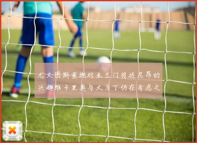 尤文图斯重燃对米兰门将迈尼昂的兴趣维卡里奥与大马丁仍在考虑之中